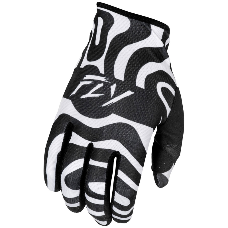 Motocross-handsker FLY Racing Lite 2025 hvid-sort