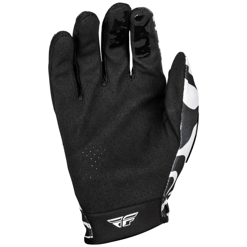 Motocross-handsker FLY Racing Lite 2025 hvid-sort