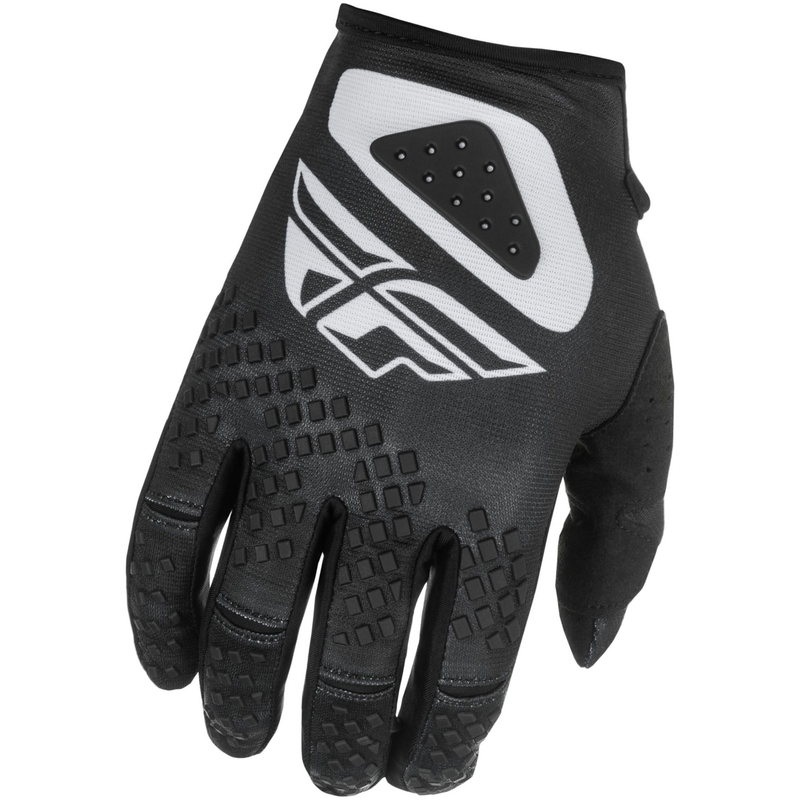 Motocrosshandsker FLY Racing Kinetic Sym sort og hvid