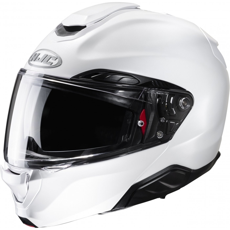 HJC RPHA 91 Solid flip-up motorcykelhjelm perlehvid