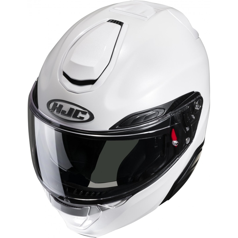 HJC RPHA 91 Solid flip-up motorcykelhjelm perlehvid