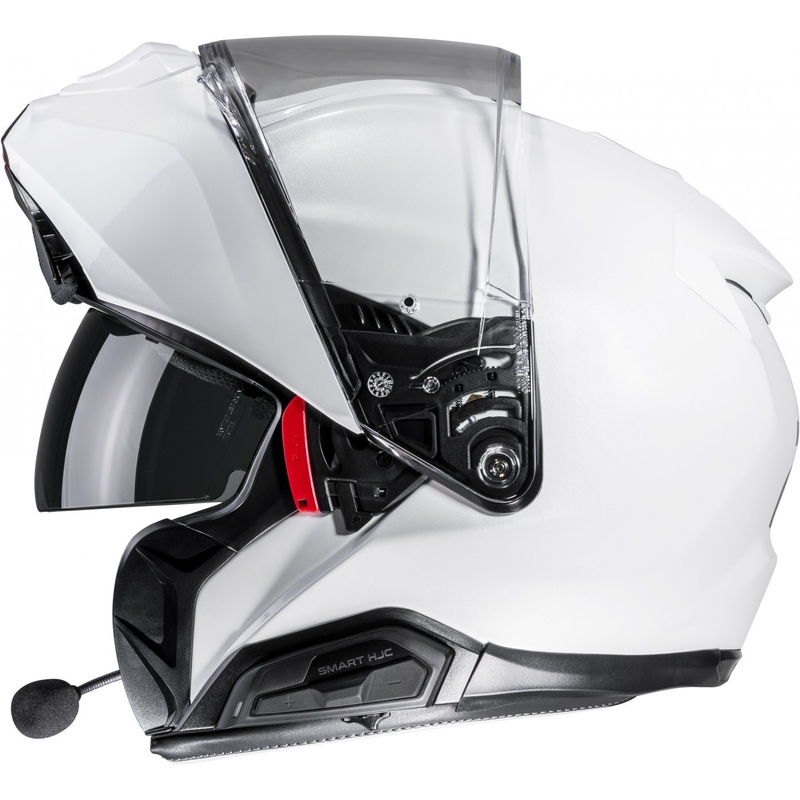 HJC RPHA 91 Solid flip-up motorcykelhjelm perlehvid