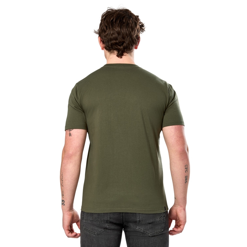 T-shirt Alpinestars Semicircle CSF grøn