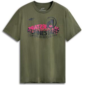 T-shirt Alpinestars Semicircle CSF grøn