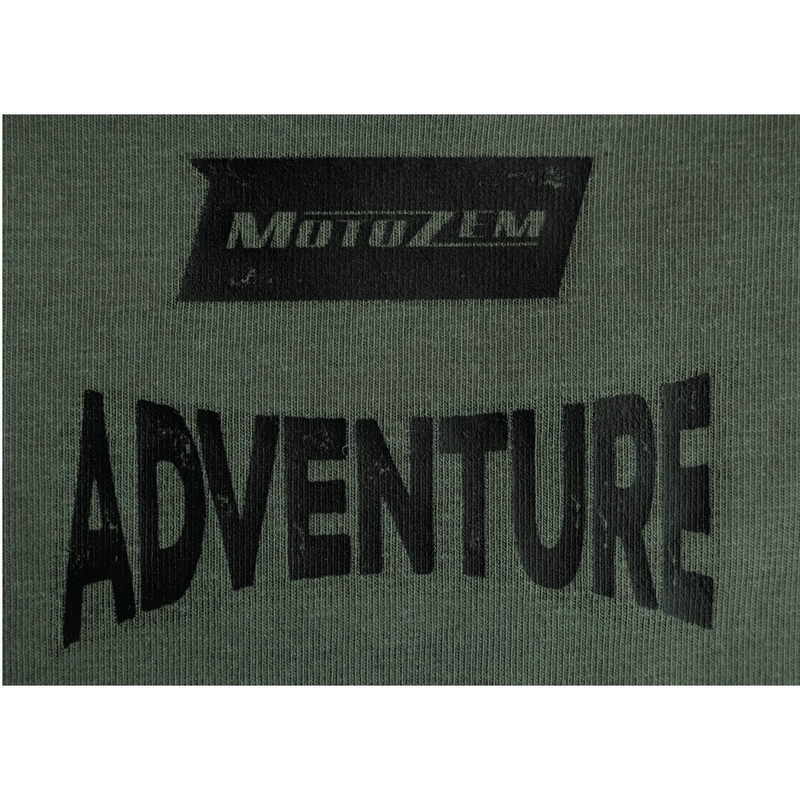 T-shirt Motozem Adventure grøn