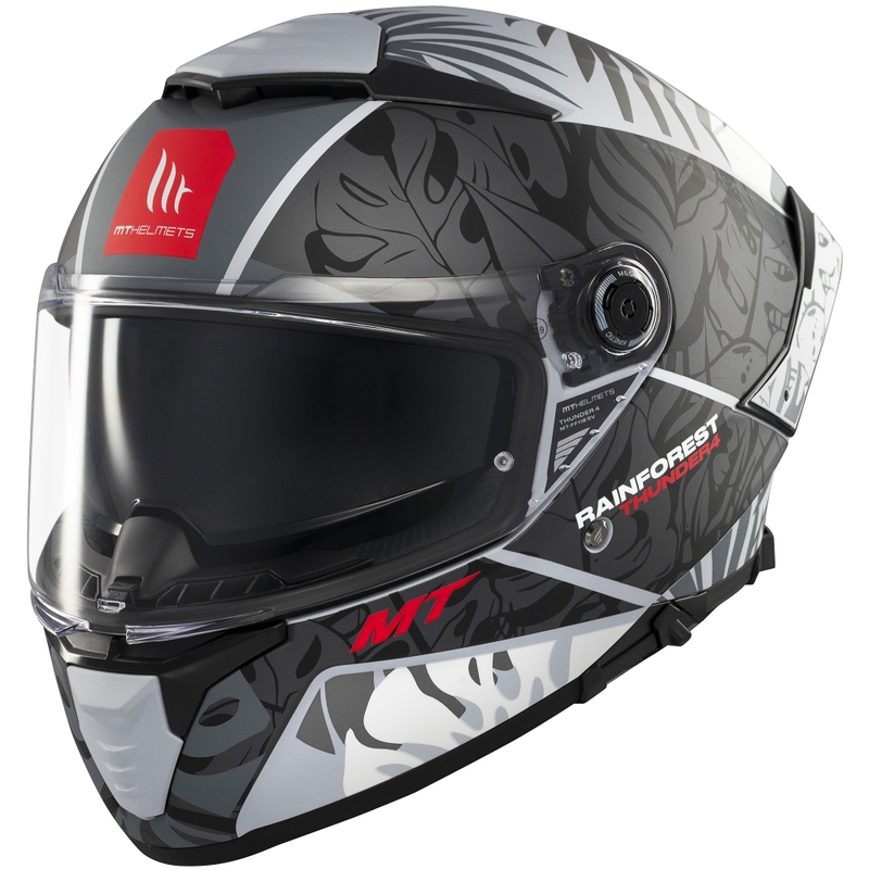 Integralhjelm MT Thunder 4 SV Rainforest sort-hvid