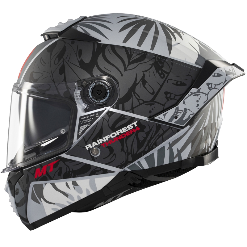 Integralhjelm MT Thunder 4 SV Rainforest sort-hvid