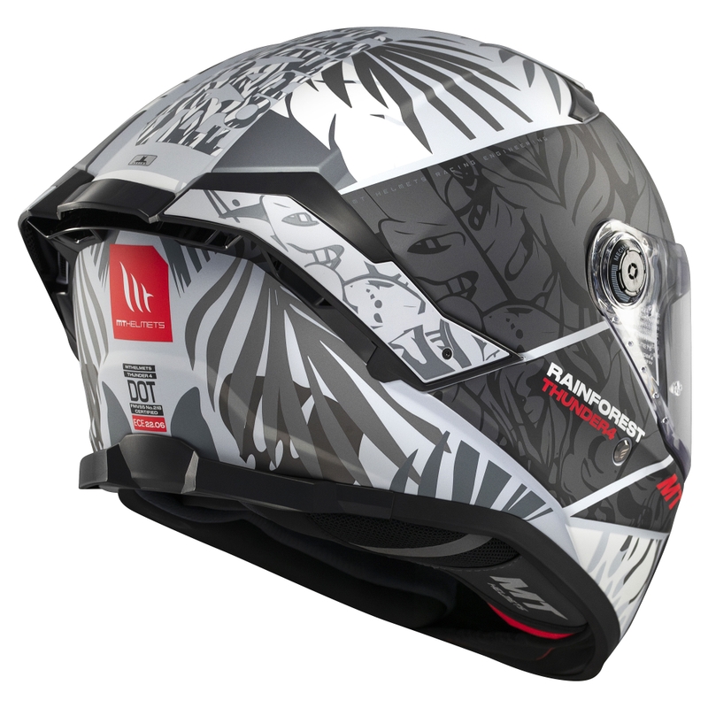Integralhjelm MT Thunder 4 SV Rainforest sort-hvid