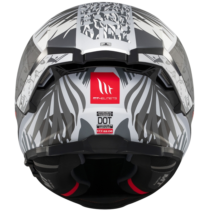 Integralhjelm MT Thunder 4 SV Rainforest sort-hvid