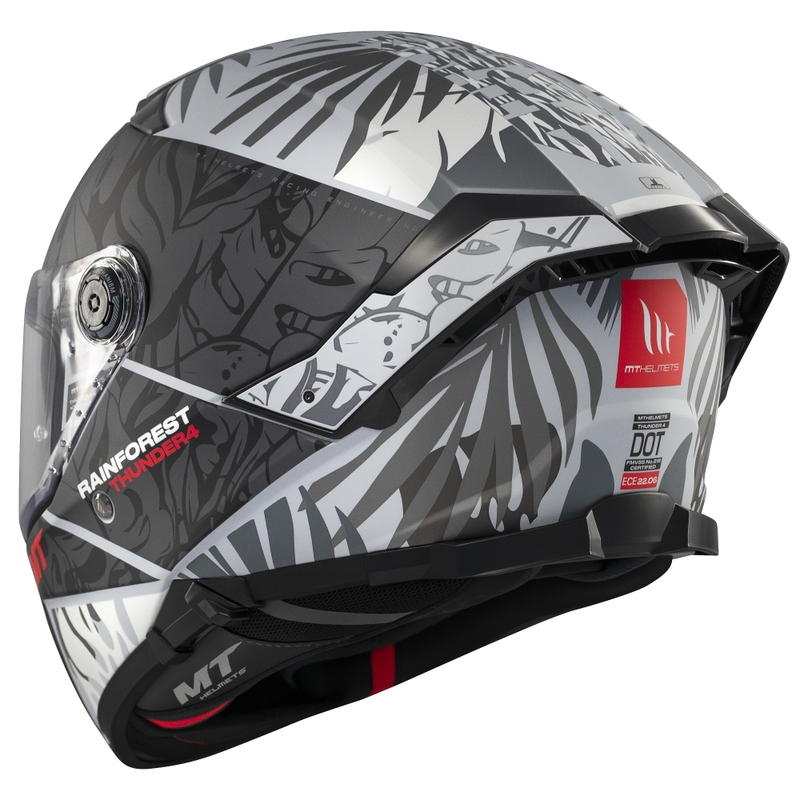 Integralhjelm MT Thunder 4 SV Rainforest sort-hvid