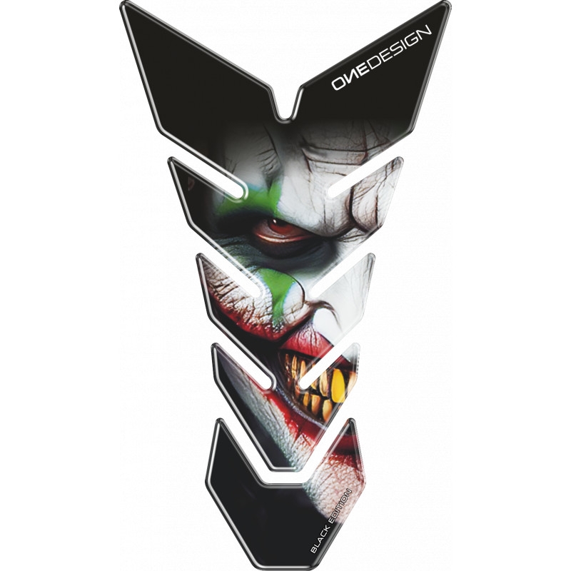 Dæksel til brændstoftank Print Black edition - Monster face