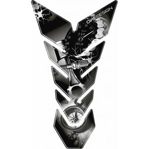 Cover til brændstoftank Print Black edition - Speedometer