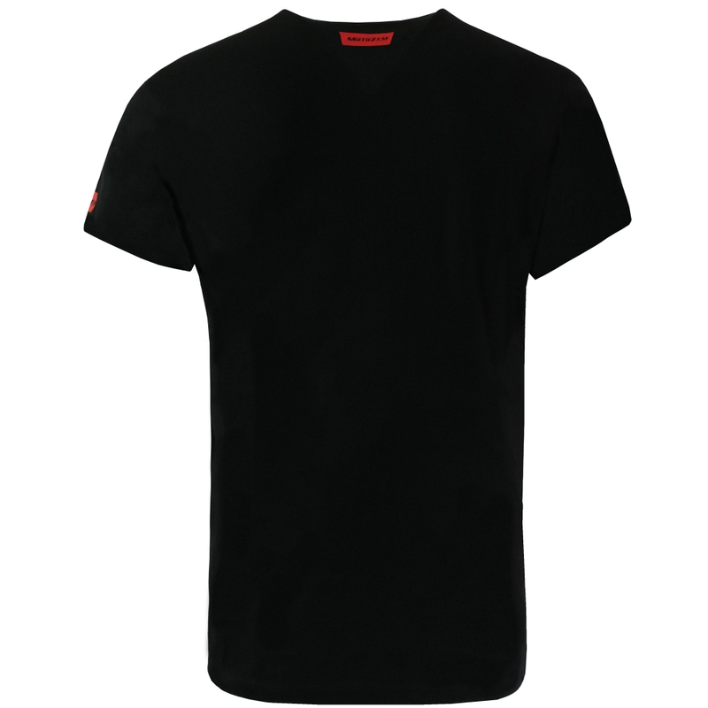 MotoZem Motorcykler er vores passion T-shirt sort