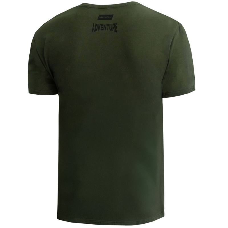 T-shirt Motozem Adventure grøn