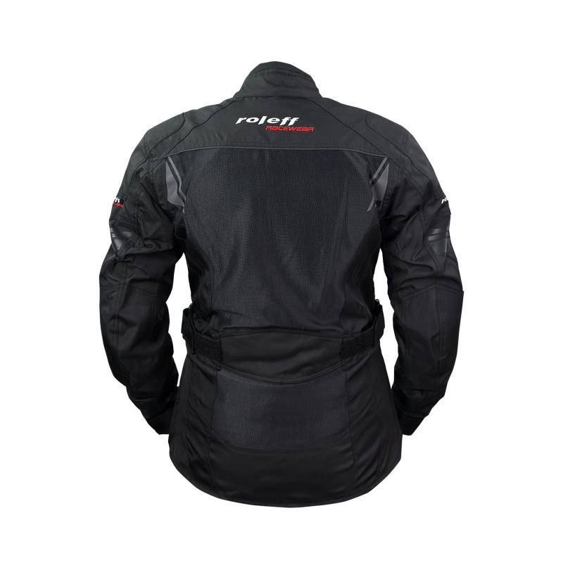 Roleff Mesh motorcykeljakke til kvinder, sort