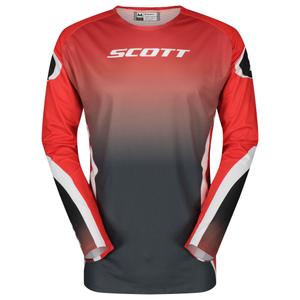 Motocrosstrøje SCOTT Podium Pro rød-sort