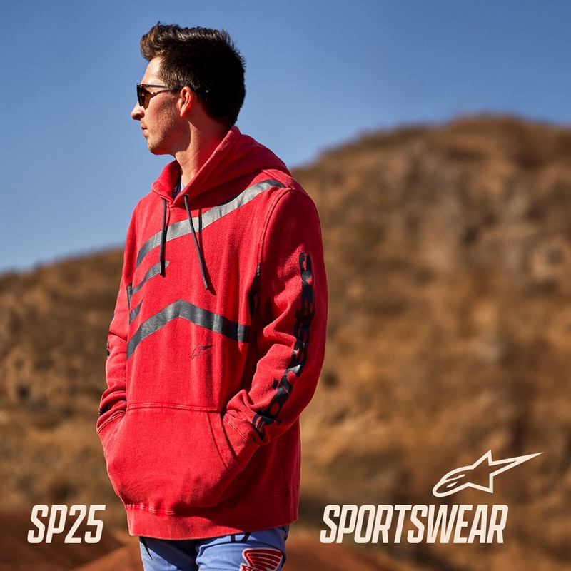 Alpinestars Unbound Hoodie rød
