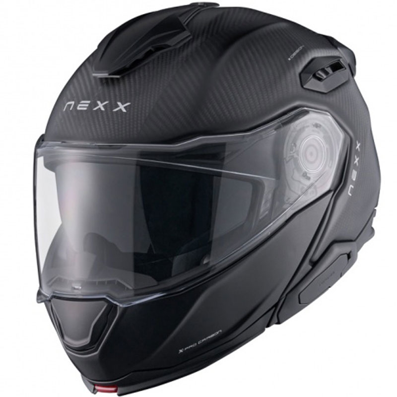Nexx X.Lifetour Zero PRO sort flip-up motorcykelhjelm udsalg