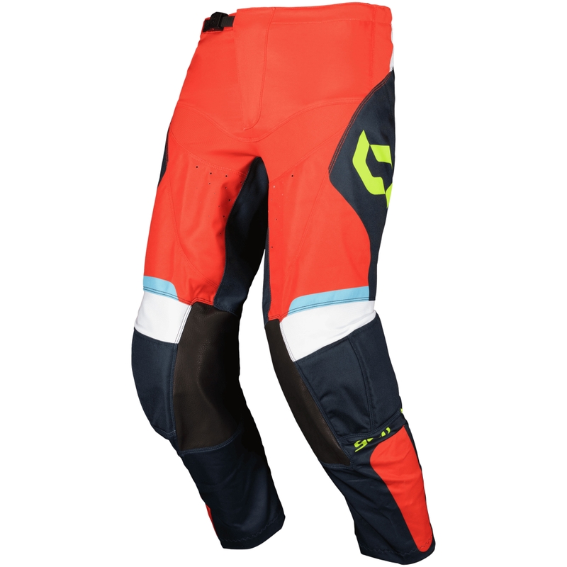 Motocrossbukser SCOTT EVO Race blå-rød