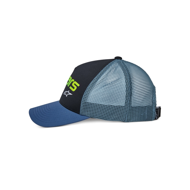 Alpinestars Vital Trucker-kasket sort-blå-grøn