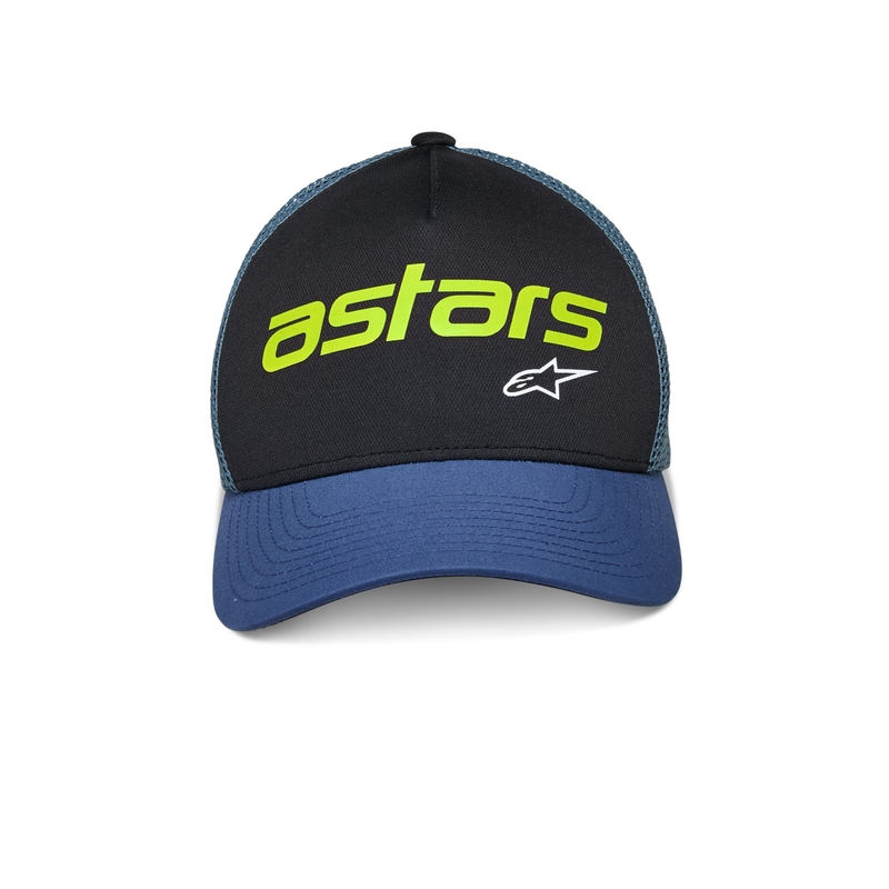 Alpinestars Vital Trucker-kasket sort-blå-grøn