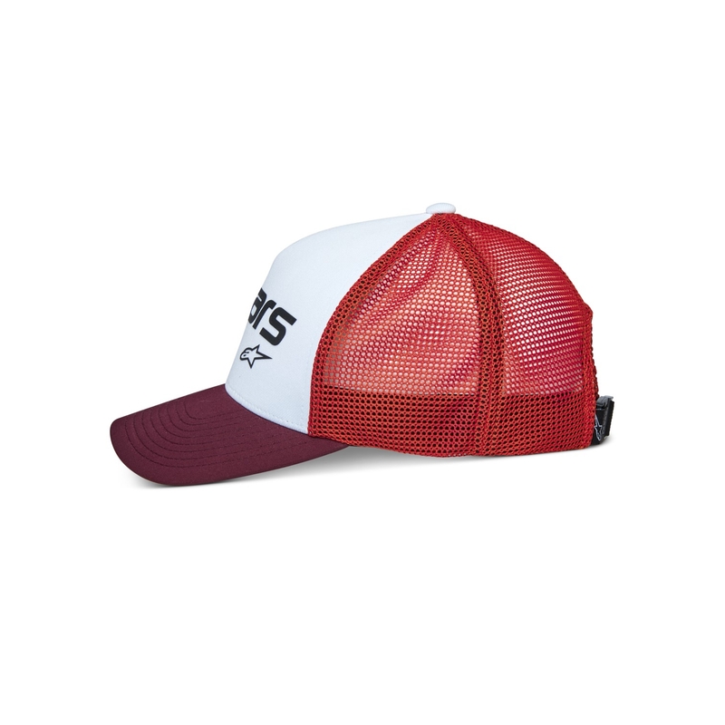 Alpinestars Vital Trucker-kasket hvid-brun-rød-orange