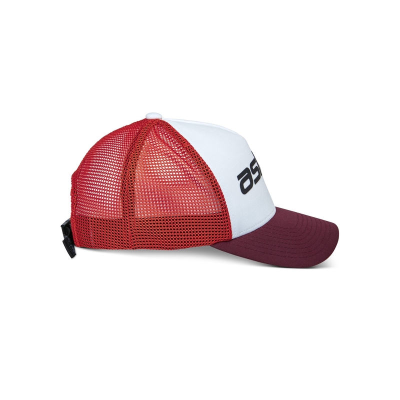 Alpinestars Vital Trucker-kasket hvid-brun-rød-orange