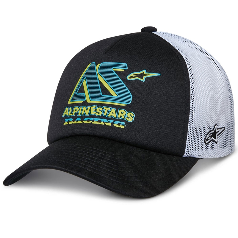Alpinestars Ayess Trucker cap sort og hvid