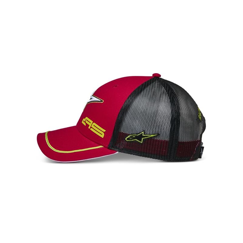 Alpinestars Exceed Trucker-kasket rød og sort