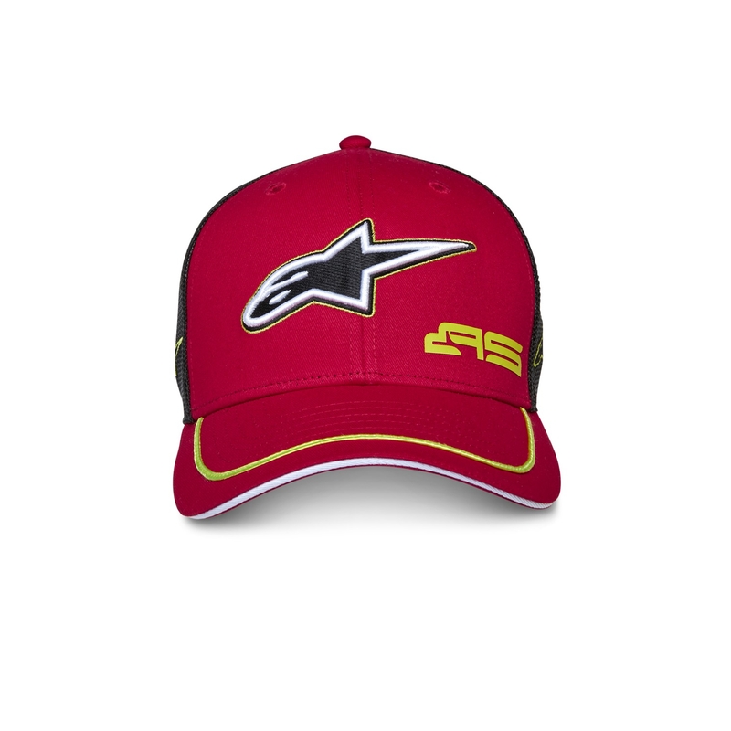 Alpinestars Exceed Trucker-kasket rød og sort