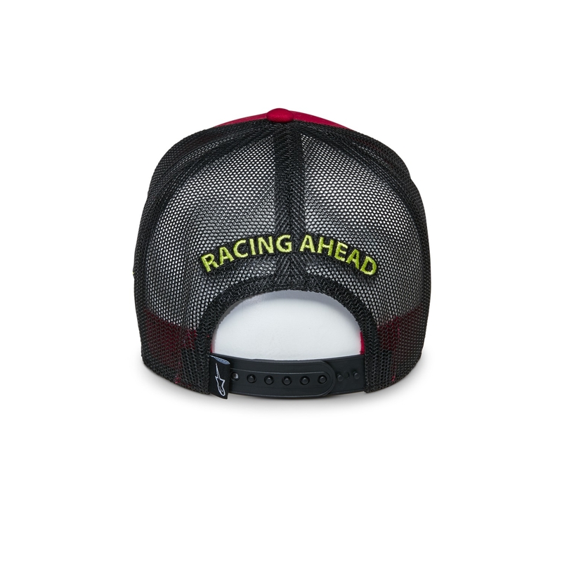 Alpinestars Exceed Trucker-kasket rød og sort