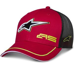 Alpinestars Exceed Trucker-kasket rød og sort