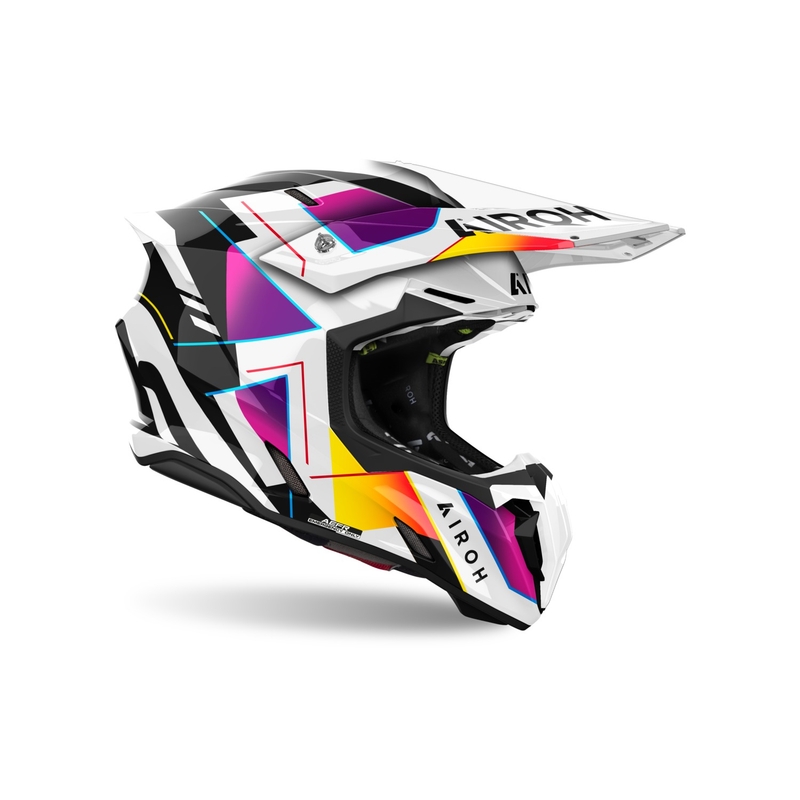 Motocrosshjelm Airoh Twist 3 Rainbow 2024 glossy - kvalitet II