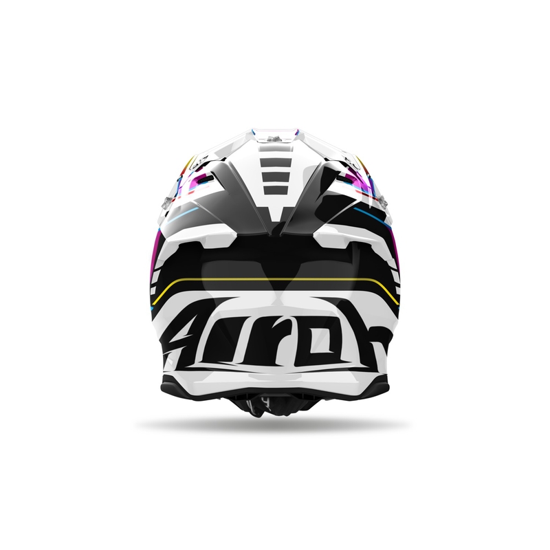 Motocrosshjelm Airoh Twist 3 Rainbow 2024 glossy - kvalitet II