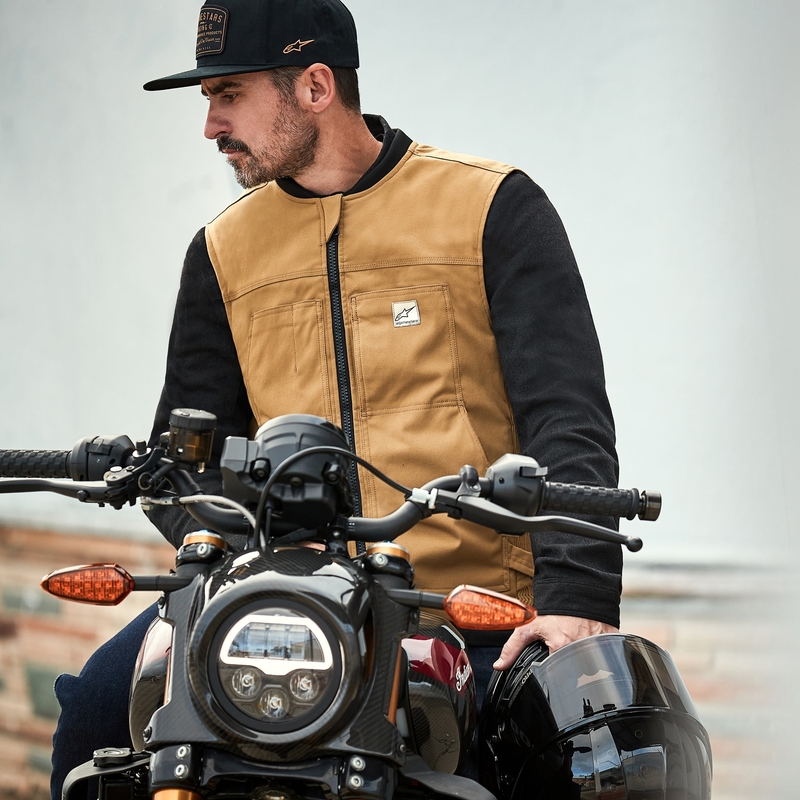 Alpinestars Tech-Air®3 V2 Canvas system airbag vest sort