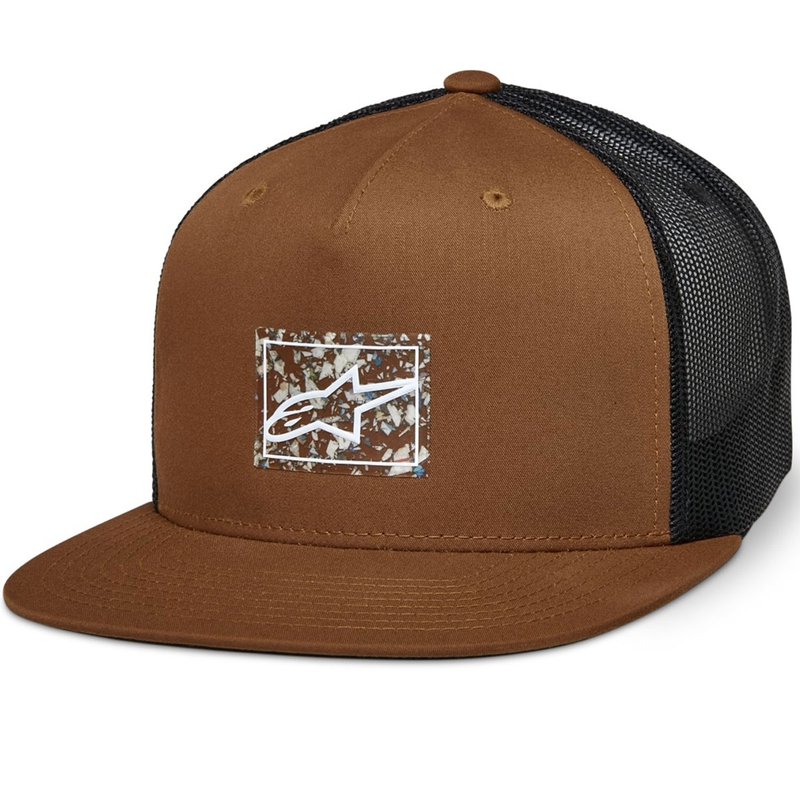 Alpinestars Mackinic Trucker-kasket brun-sort