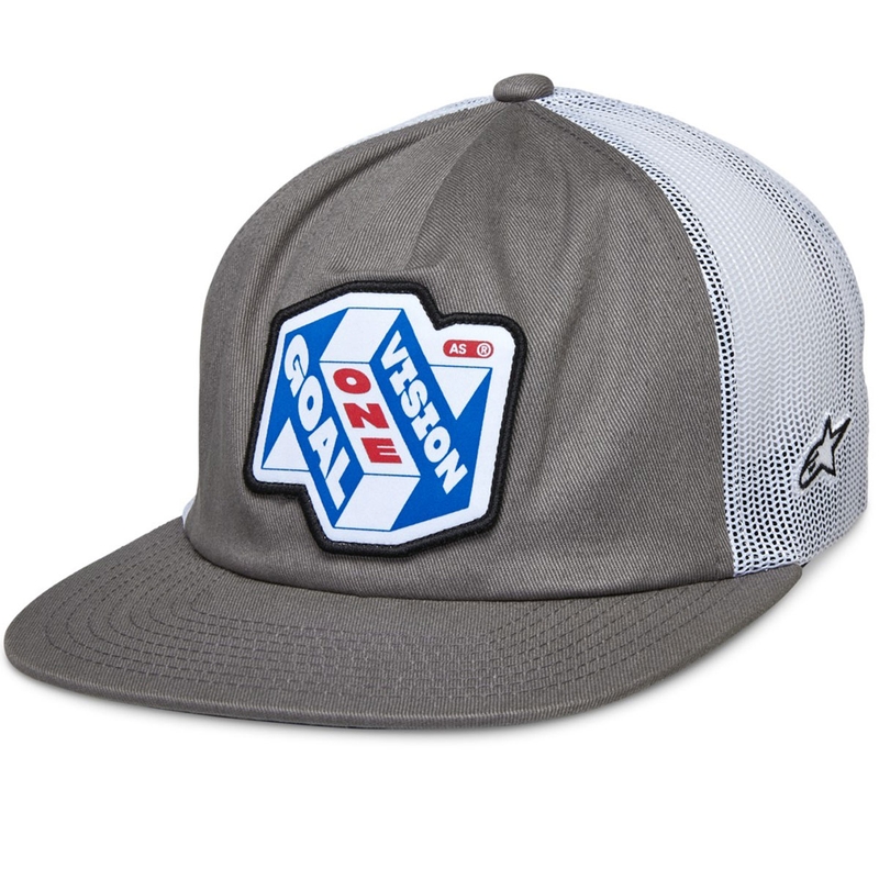 Alpinestars That Way Trucker-kasket grå og hvid
