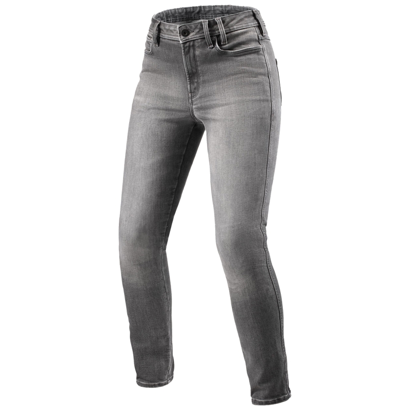Revit Shelby 3 Skinny grå motorcykeljeans til kvinder