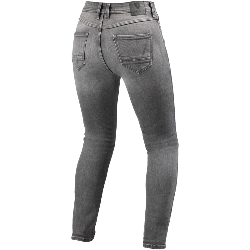Revit Shelby 3 Skinny grå motorcykeljeans til kvinder