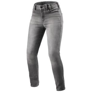 Revit Shelby 3 Skinny Cropped grå motorcykeljeans til kvinder