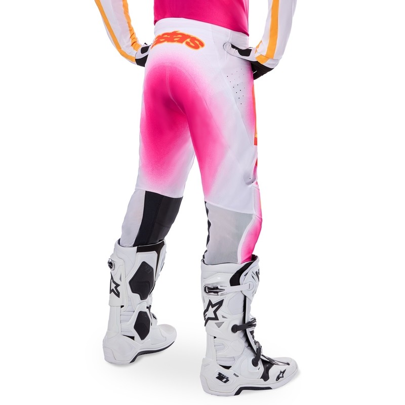 Alpinestars Supertech limited edition MIG fluo pink-hvid-orange motocrossbukser