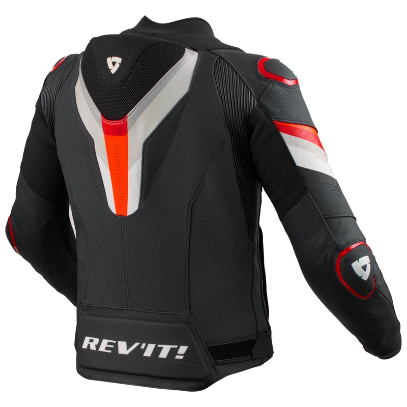 Revit Quantum 3 Pro sort/rød motorcykeljakke