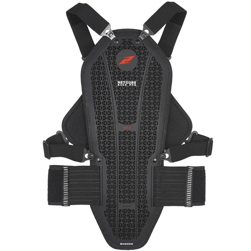 Ryg- og brystbeskytter Zandona Netcube Armour X7 sort 168 - 177 cm