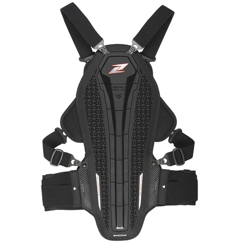Ryg- og brystbeskytter Zandona Hybrid Armour X8 sort 178 - 187 cm
