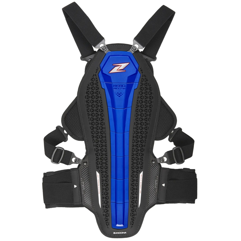 Ryg- og brystbeskytter Zandona Hybrid Armour X7 blå 168 - 177 cm