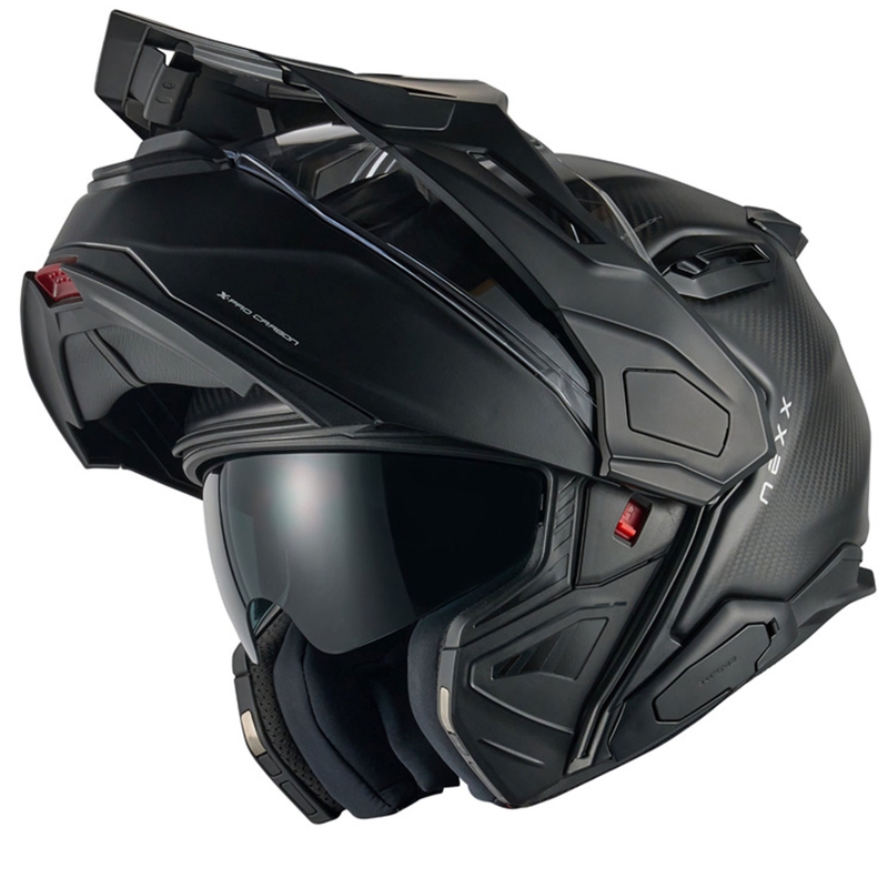 Flip-up motorcykelhjelm Nexx X.Lifecountry Zero PRO mat sort udsalg