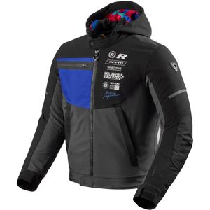 Revit Haste H2O motorcykeljakke sort-blå