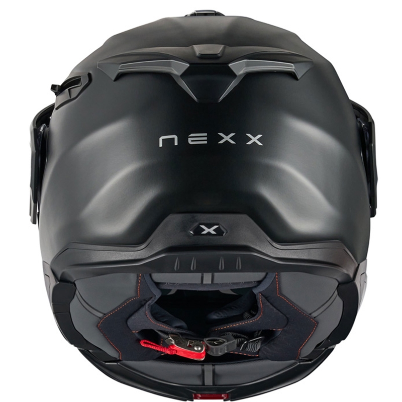 Flip-up motorcykelhjelm Nexx X.Lifecountry Plain mat sort udsalg
