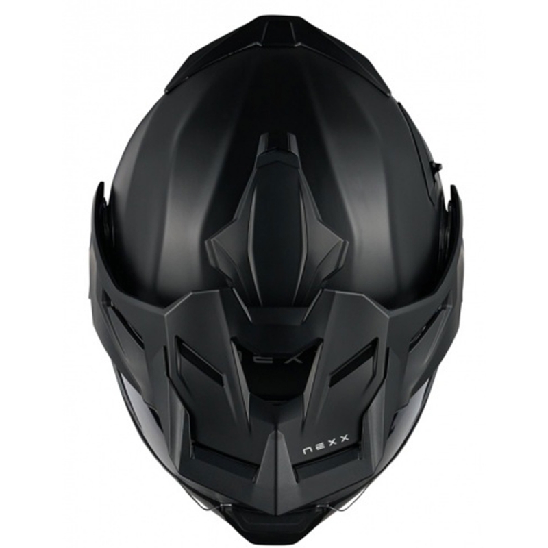 Flip-up motorcykelhjelm Nexx X.Lifecountry Plain mat sort udsalg