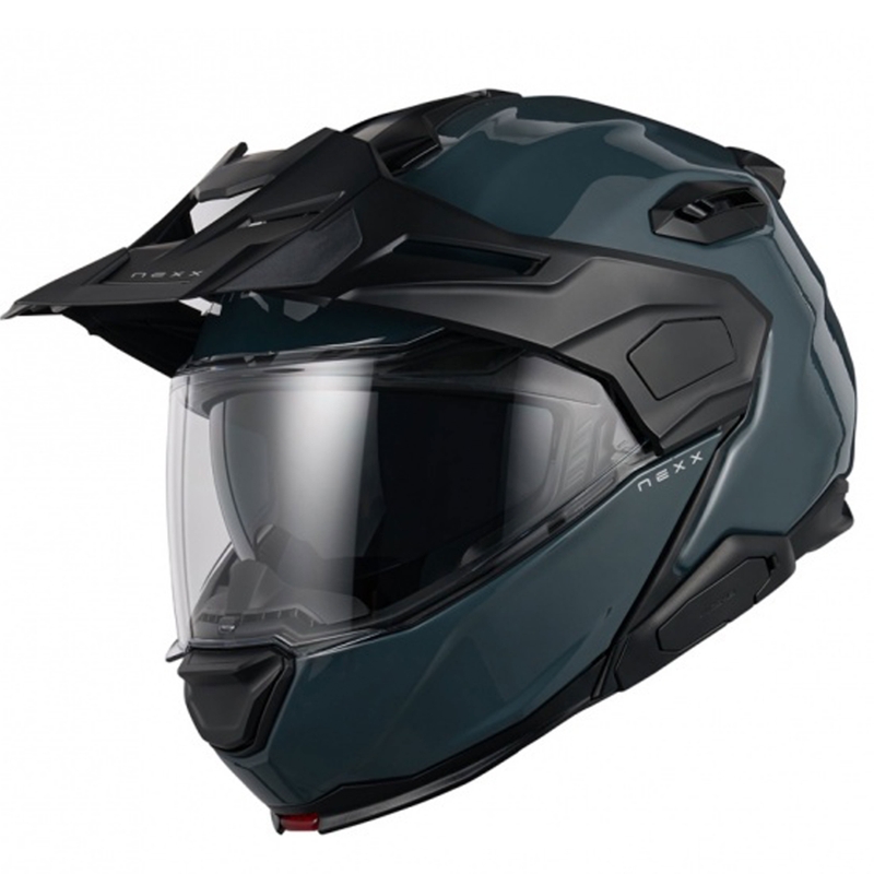 Nexx X.Lifecountry Almindelig blå flip-up motorcykelhjelm udsalg